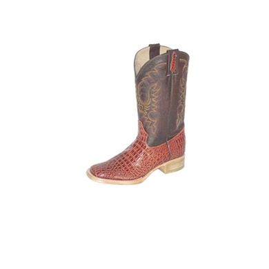Cowtown Boots Cognac Alligator Print Men's Cowboy Boot - STYLE# 6097