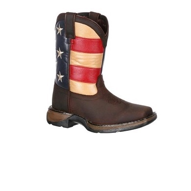 Lil Rebel Kids Flag Western Boot - Durango Style # DBT0159
