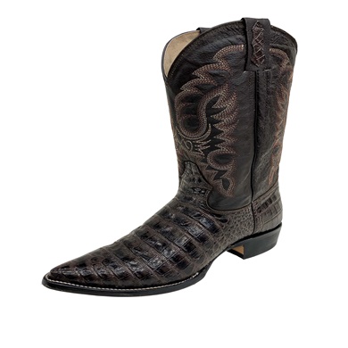 COWTOWN POINTED TOE EXOTIC LEATHER PRINT - style #J6098 