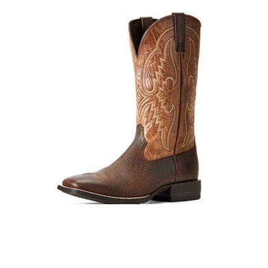 Ariat Men's Round Pen Copper Kettle Western Boots - Wide Square Toe - STYLE# 10029691